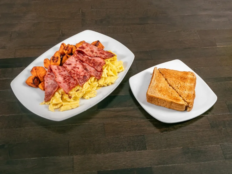 Slim Supreme - Lighter breakfast option with eggs and toast