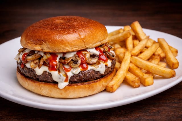 Sriracha Ranch Burger.
