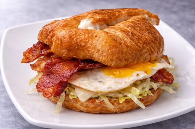 Bacon, Egg and Cheese Sandwich.