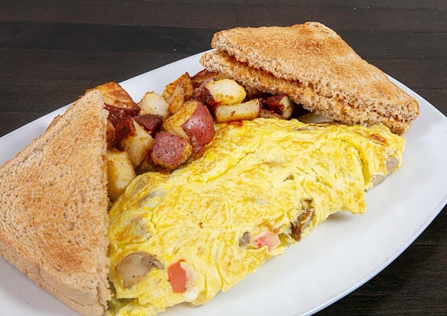 Veggie Omelet.