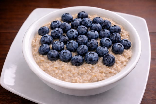 Blueberry Oatmeal.