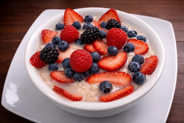 Very Berry Oatmeal.