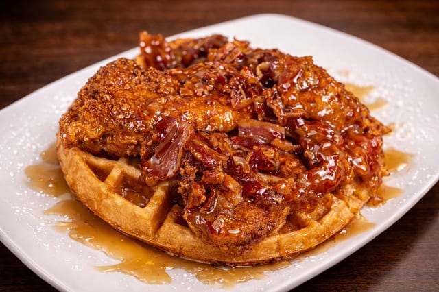 Crispy Chicken Waffle.